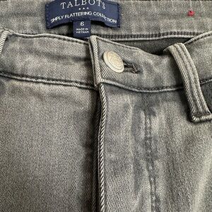 Talbots Simply Flattering Gray Jeans